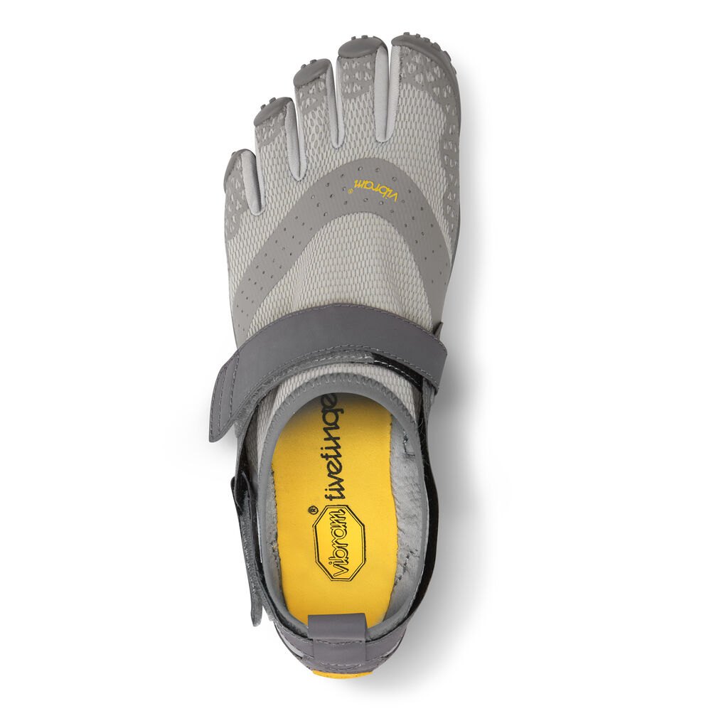 Vibram Five Fingers Mens Water Shoes - Grey - V-Aqua - 79635-KLVM